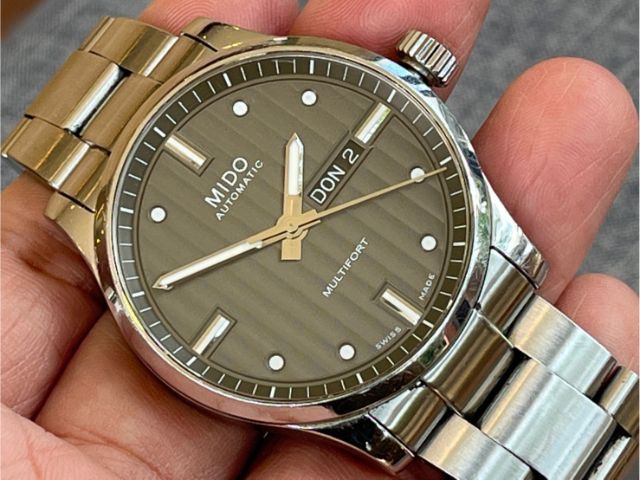 Mido Multifory Automatic Gray Dial สาย 2เส้น 2สไตล์ กล่องใบครบ รูปที่ 16