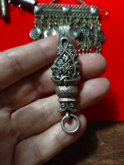 เนื้อเงินแท้เก่าโบราณสภาพเยี่ยม รูปที่ 6