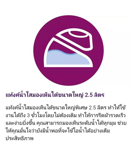 เตารีดไอน้ำ Phillips รุ่น GC8641-30 รูปที่ 14