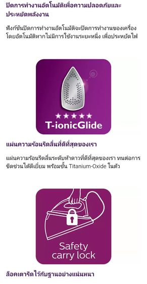 เตารีดไอน้ำ Phillips รุ่น GC8641-30 รูปที่ 11