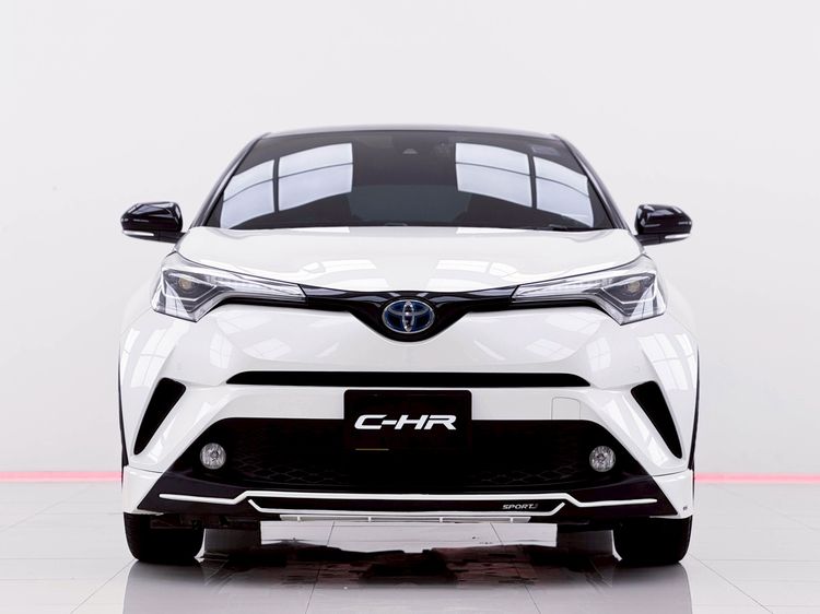 Toyota C-HR 2019 1.8 HV Hi Utility-car ไฮบริด ไม่ติดแก๊ส เกียร์อัตโนมัติ ขาว รูปที่ 3