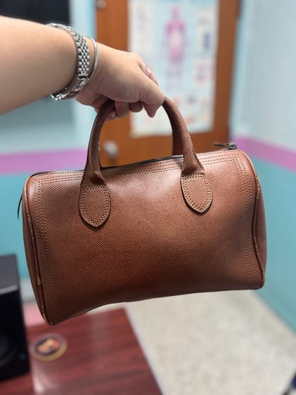 พร้อมส่งทันทีจากไทยไม่ต้องรอ กระเป๋า Renoma ทรงหมอนผ้าแคนวาส สีน้ำตาล รูปที่ 7