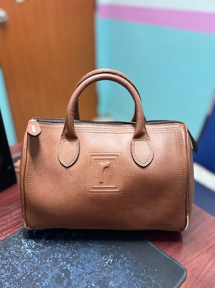 พร้อมส่งทันทีจากไทยไม่ต้องรอ กระเป๋า Renoma ทรงหมอนผ้าแคนวาส สีน้ำตาล รูปที่ 2