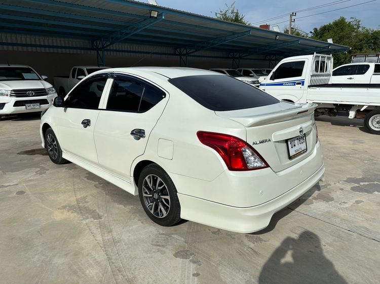 Nissan Almera 2018 1.2 E Sportech Sedan เบนซิน ไม่ติดแก๊ส เกียร์อัตโนมัติ ขาว รูปที่ 4
