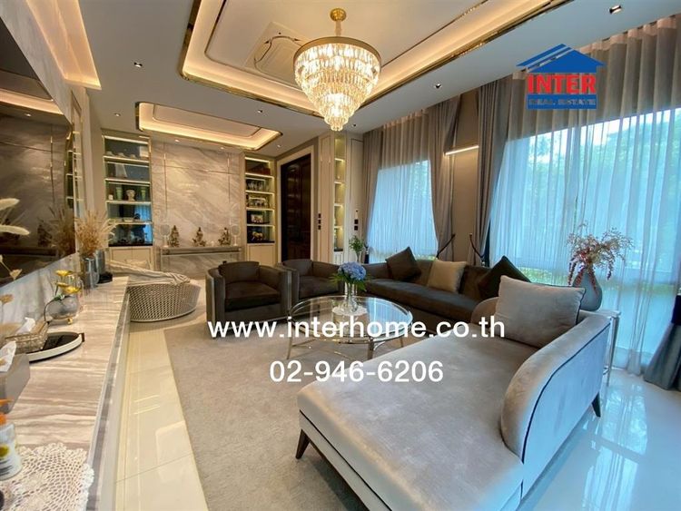 บ้านเดี่ยว 2 ชั้น 161 ตร.ว. หมู่บ้านแกรนด์บางกอก บูเลอวาร์ด ราชพฤกษ์ - จรัญฯ ถนนพรานนก - พุทธมณฑลสาย4 เขตตลิ่งชัน กรุงเทพมหานคร รูปที่ 4