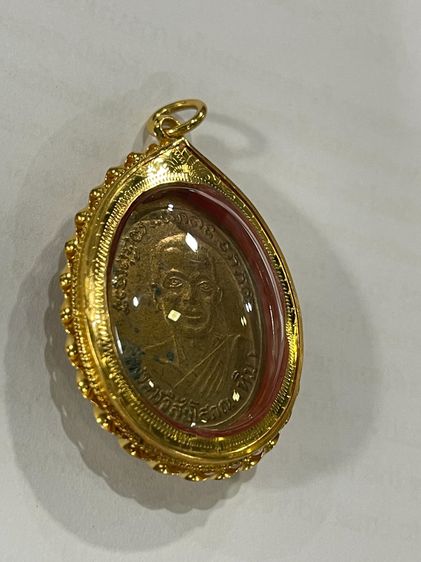 เหรียญไข่ปลาเล็กหลวงปู่ทวด รุ่น 2 บล็อคหน้ายักษ์ กะไหล่ทองแจกกรรมการ ปี 2502 พร้อมกรอบทองคำเกลียวโปเต้มือ 1 รูปที่ 6