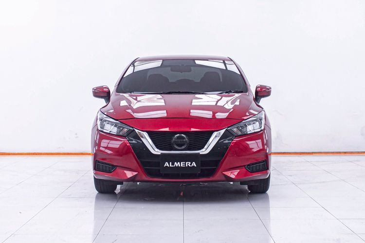 Nissan Almera 2022 1.0 EL Sedan เบนซิน ไม่ติดแก๊ส เกียร์อัตโนมัติ แดง รูปที่ 4