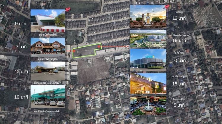 ไม่ใช่ ขายที่ดินเปล่าทำเลทอง ใจกลางเมืองพิษณุโลก ขนาด 3-0-40 ไร่ ใกล้สนามบิน และ โลตัส แม็คโคร พิษณุโลก เหมาะลงทุน รูปที่ 3