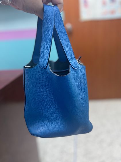 พร้อมส่งฟรี PCT18 ฟ้าเข้มอะไหล่เงินสวยมาก รูปที่ 7