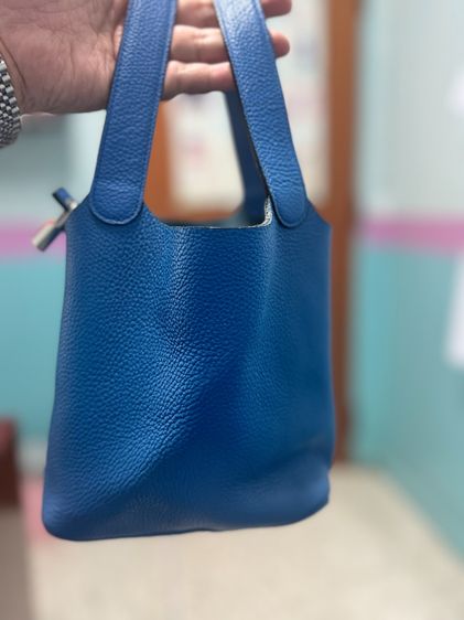 พร้อมส่งฟรี PCT18 ฟ้าเข้มอะไหล่เงินสวยมาก รูปที่ 3