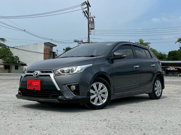 Toyota Yaris 2017 1.2 G Sedan เบนซิน ไม่ติดแก๊ส เกียร์อัตโนมัติ เทา รูปที่ 2