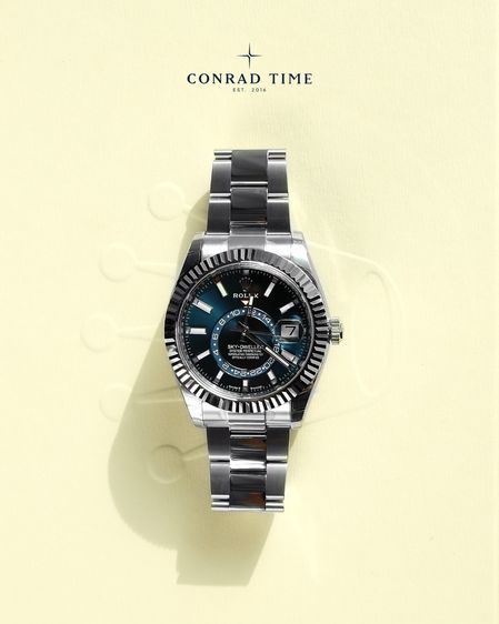 New Rolex Sky-Dweller 336934 White Gold Blue Dial Oyster Steel 2025 42mm. Fullset  รูปที่ 2