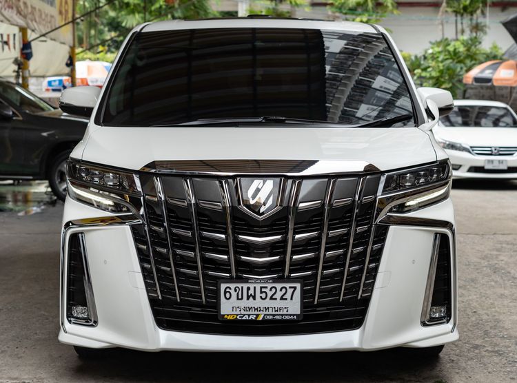 Toyota Alphard 2020 2.5 S C-Package Van เบนซิน ไม่ติดแก๊ส เกียร์อัตโนมัติ ขาว