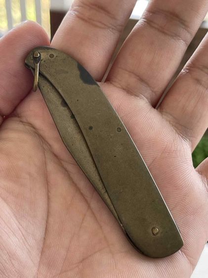 มีดพับทองเหลือง งานเก่า