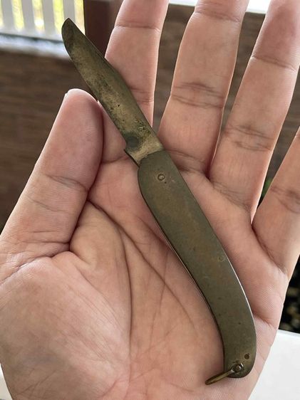 มีดพับทองเหลือง งานเก่า รูปที่ 3