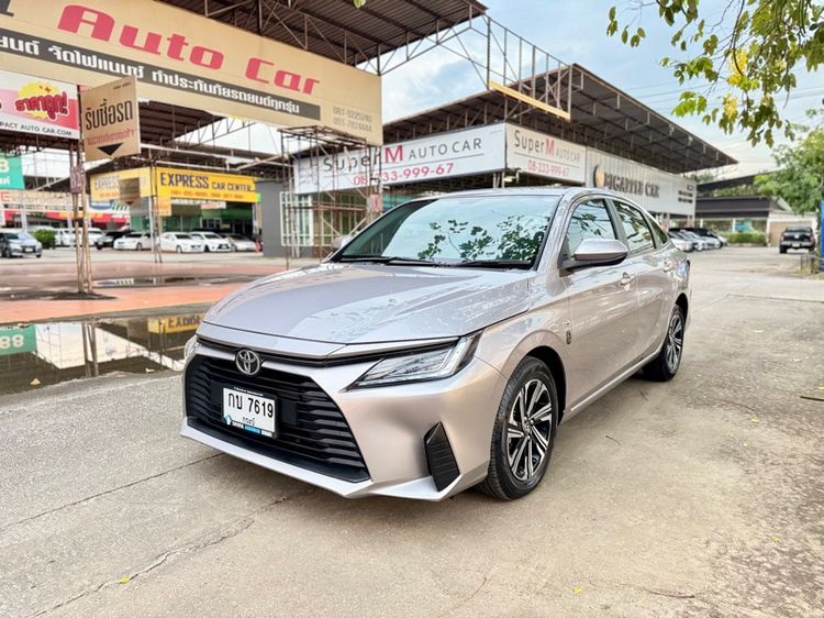 Toyota Yaris ATIV 2022 1.2 Sport Sedan เบนซิน ไม่ติดแก๊ส เกียร์อัตโนมัติ เทา รูปที่ 3
