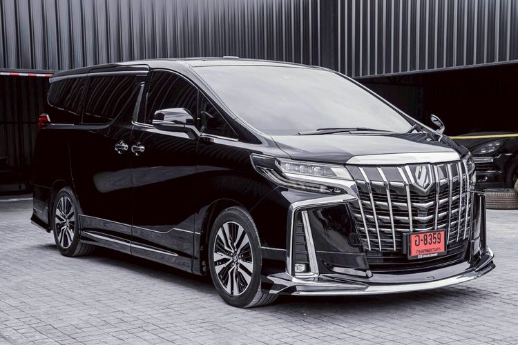 รถ Toyota Alphard 2.5 S C-Package สี ดำ