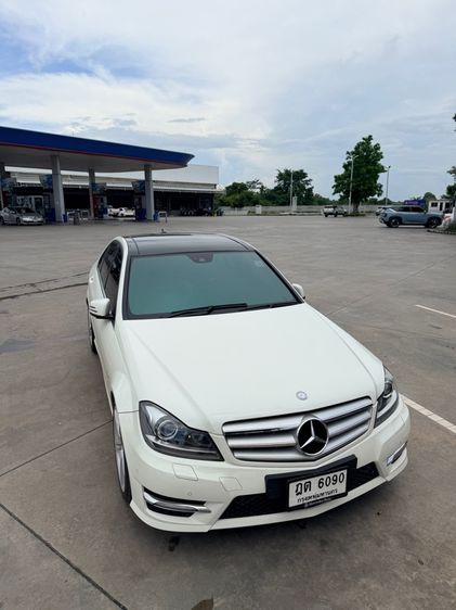 Mercedes-Benz C-Class 2012 C180 AMG Sedan เบนซิน ไม่ติดแก๊ส เกียร์อัตโนมัติ ขาว