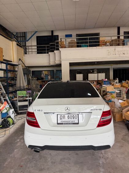 Mercedes-Benz C-Class 2012 C180 AMG Sedan เบนซิน ไม่ติดแก๊ส เกียร์อัตโนมัติ ขาว รูปที่ 4