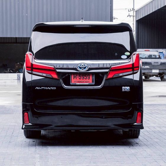 Toyota Alphard 2018 2.5 Hybrid Utility-car ไฮบริด ไม่ติดแก๊ส เกียร์อัตโนมัติ ดำ รูปที่ 4