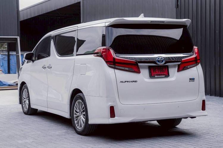 Toyota Alphard 2022 2.5 Hybrid SR C-Package E-Four 4WD Utility-car ไฮบริด ไม่ติดแก๊ส เกียร์อัตโนมัติ ขาว รูปที่ 3