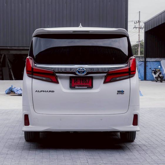 Toyota Alphard 2022 2.5 Hybrid SR C-Package E-Four 4WD Utility-car ไฮบริด ไม่ติดแก๊ส เกียร์อัตโนมัติ ขาว รูปที่ 4