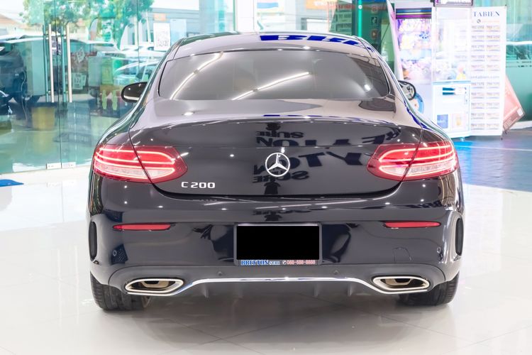 Mercedes-Benz C-Class 2022 C200 Sedan เบนซิน ไม่ติดแก๊ส เกียร์อัตโนมัติ ดำ รูปที่ 3
