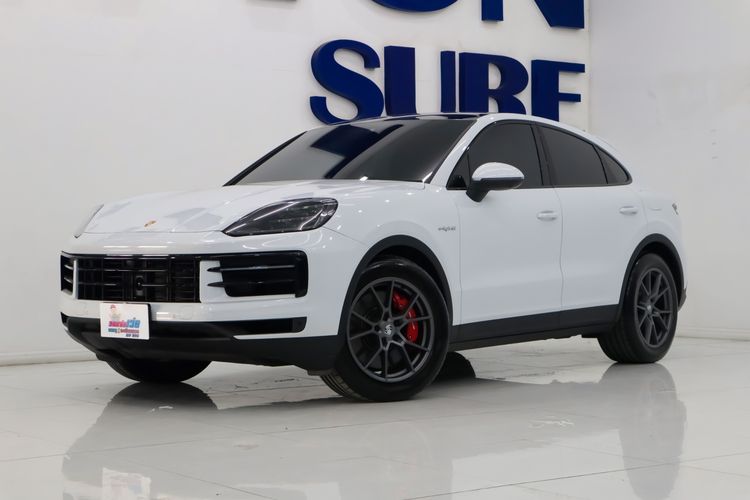 รถ Porsche Cayenne 3.0 E-Hybrid Coupé 4WD สี ขาว
