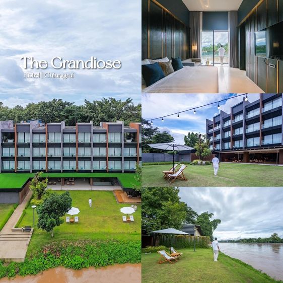 Vายทีดินติดแม่น้ำกก สองด้านข้างติดโรงแรมห้าดาว หน้าติดถนนแควหวาย                   รูปที่ 3