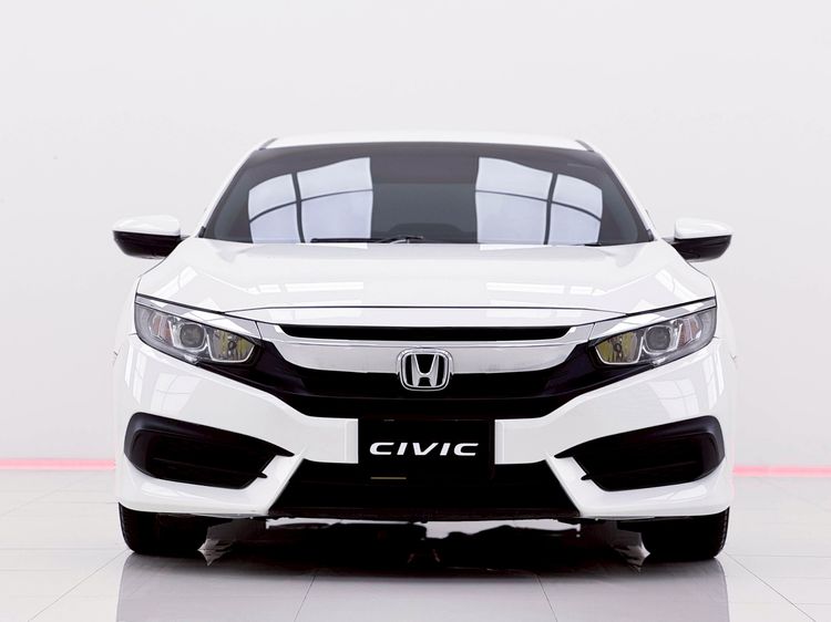 Honda Civic 2016 1.8 E i-VTEC Sedan เบนซิน LPG เกียร์อัตโนมัติ ขาว รูปที่ 3