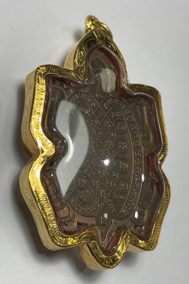 เหรียญพญาเต่าเรือน รุ่นรวมพุทธคุณ เนื้อนวะ โค๊ตเฮง หลวงปู่หลิว ปัณณโก ปี 2538 สวยพร้อมกรอบทองคำ รูปที่ 14