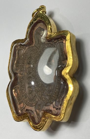 เหรียญพญาเต่าเรือน รุ่นรวมพุทธคุณ เนื้อนวะ โค๊ตเฮง หลวงปู่หลิว ปัณณโก ปี 2538 สวยพร้อมกรอบทองคำ รูปที่ 13