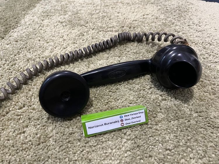 โทรศัพท์โบราณโรตารีแบบตั้งโต๊ะ GEC Bakelite Pyramid รูปที่ 10