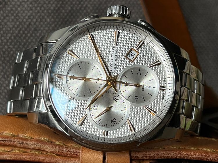 Hamilton Jazzmaster Chronograph Automatic สาย 2เส้น 2สไตล์ รูปที่ 3