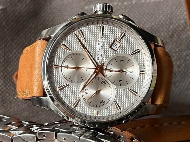 Hamilton Jazzmaster Chronograph Automatic สาย 2เส้น 2สไตล์ รูปที่ 2