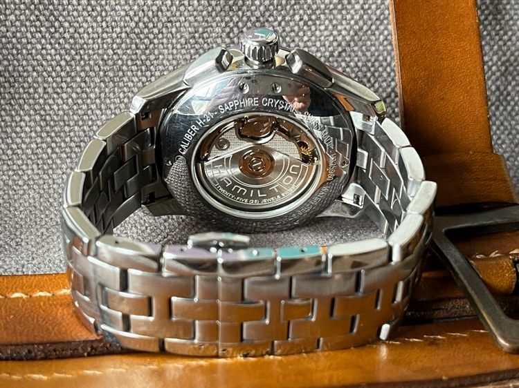 Hamilton Jazzmaster Chronograph Automatic สาย 2เส้น 2สไตล์ รูปที่ 13
