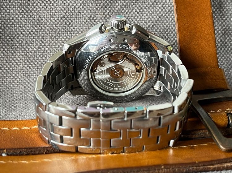 Hamilton Jazzmaster Chronograph Automatic สาย 2เส้น 2สไตล์ รูปที่ 8