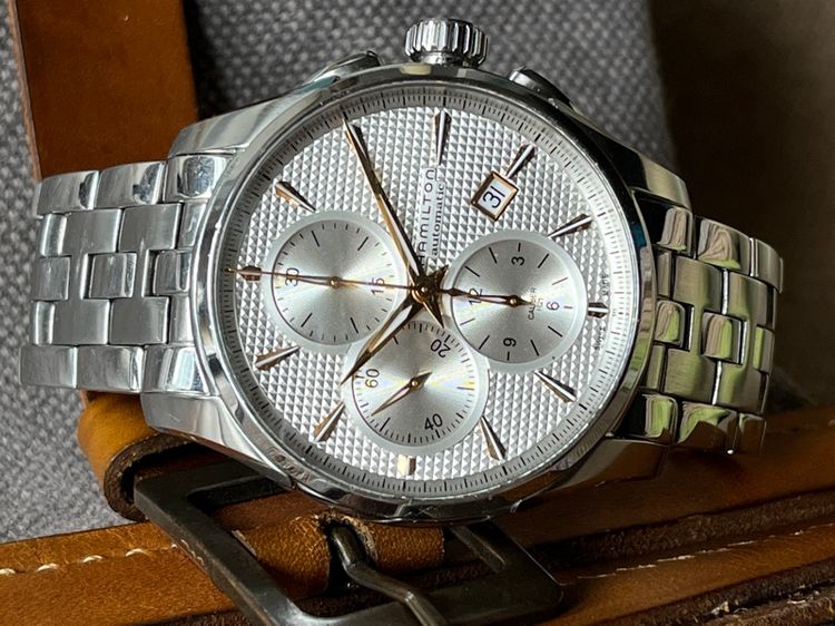 Hamilton Jazzmaster Chronograph Automatic สาย 2เส้น 2สไตล์