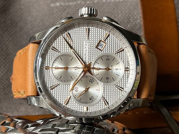 Hamilton Jazzmaster Chronograph Automatic สาย 2เส้น 2สไตล์ รูปที่ 4