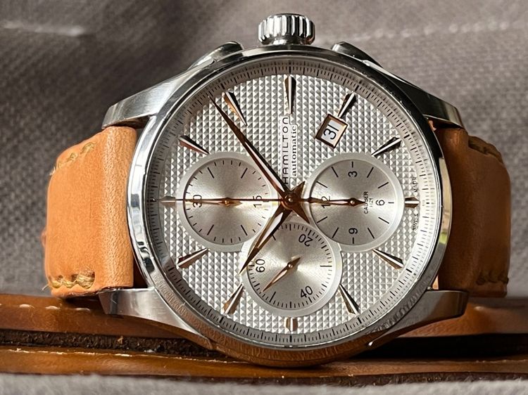 Hamilton Jazzmaster Chronograph Automatic สาย 2เส้น 2สไตล์ รูปที่ 16