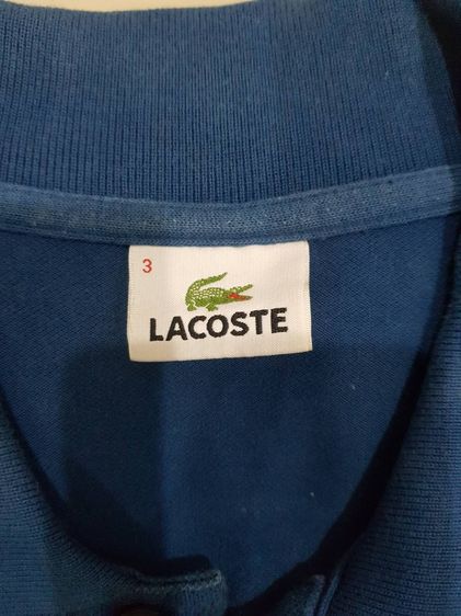 เสื้อโปโล Lacoste ของแท้ สภาพใช้น้อย รูปที่ 8