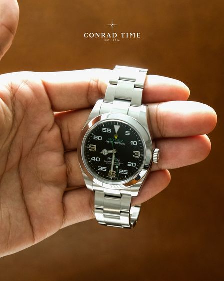 Rolex Oyster Perpetual 126900 'Air-King Black Dial Oyster Steel 2024 40mm. Fullset  รูปที่ 3