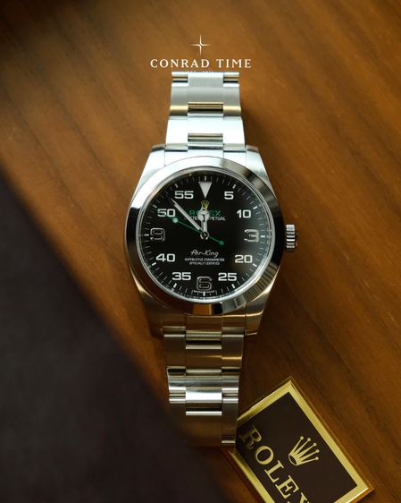 Rolex Oyster Perpetual 126900 'Air-King Black Dial Oyster Steel 2024 40mm. Fullset 