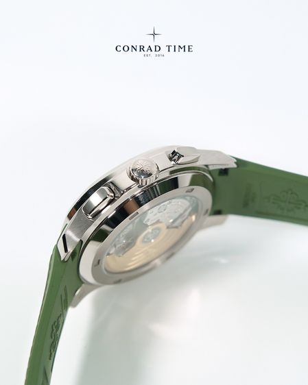 New Patek Aquanaut 5968G-010 Green Dial Green Rubber Strap 2025 42mm. Fullset  รูปที่ 11