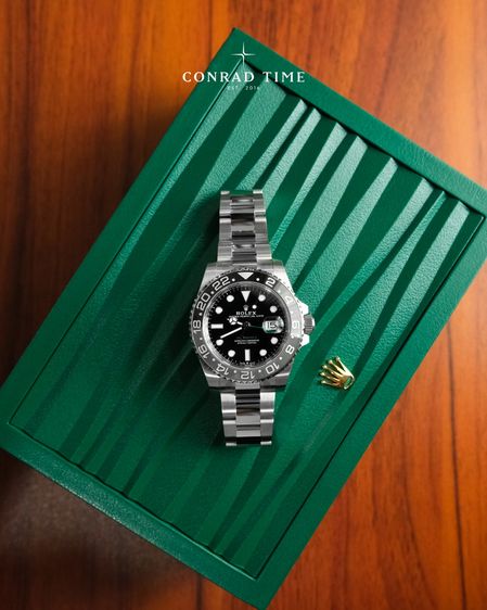 New Rolex GMT-Master II 126710GRNR 'Bruce Wayne  Black Dial Oyster Steel 2025 40mm. Fullset 