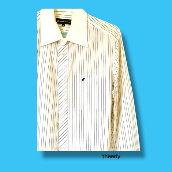 อื่นๆ XL อื่นๆ เสื้อเชิ้ตแขนยาว ยี่ห้อ CL ลายขาวดำ สภาพใหม่