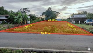 ขายที่ดินแปลงสวย ติดถนน 2 ด้าน ทำเลทอง ใกล้ถนนใหญ่ – เข้าเมืองสิงห์บุรีแค่ 10 นาที