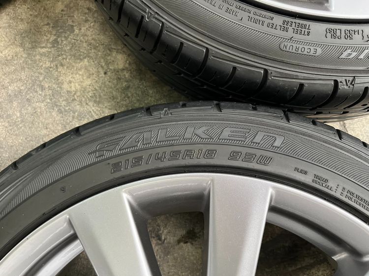 ✨ล้อแม็กพร้อมยาง✨5รู114✨Mazda 3 Skyactive ขอบ 18 รูปที่ 6