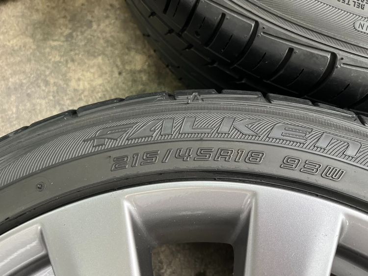✨ล้อแม็กพร้อมยาง✨5รู114✨Mazda 3 Skyactive ขอบ 18 รูปที่ 8