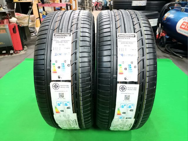 Bridgestone 245 40 20 ปลายปี24 Runflat ยางใหม่ค้างปี ประกันบวม 2 ปี ใส่ฟรี-ส่งฟรี คู่ละ 17000.-